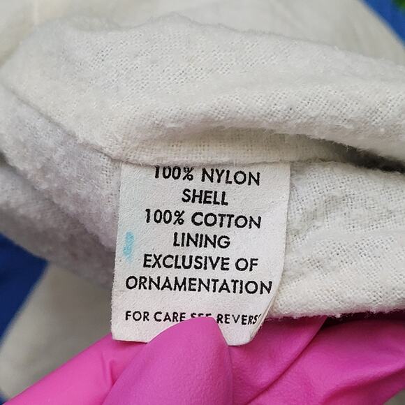 Vintage 80s Starter Coach Jacket Large 24x27 Blue - Picture 7 of 15